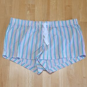 J. Crew Multicolor Striped Sleep Shorts